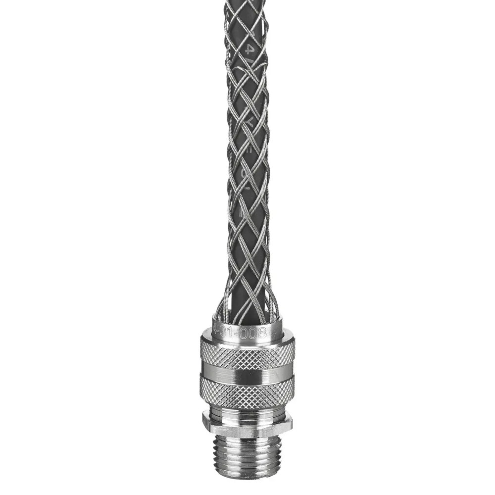 07401018, 3/4" NPT Cord Grip w/ mesh, Kellems, Hubbell