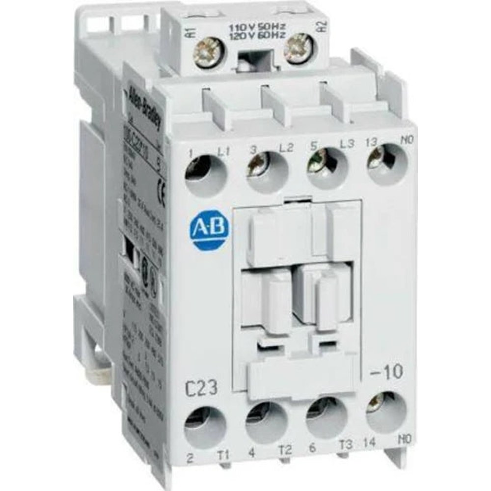 100-C23D10, Contactor, 23A, 110VAC, 1NO, Allen Bradley, Rockwell