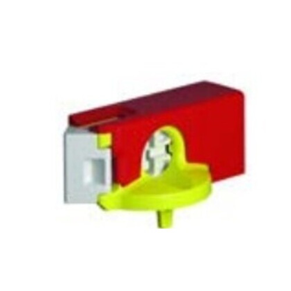 140MT-C-KRY, Padlockable Operating Knob,Red / Yellow, For 140MT, Allen Bradley, Rockwell