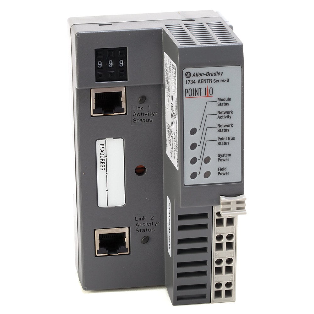 1734-AENT, EtherNet/IP Option Module, Allen-Bradley, Rockwell Automation