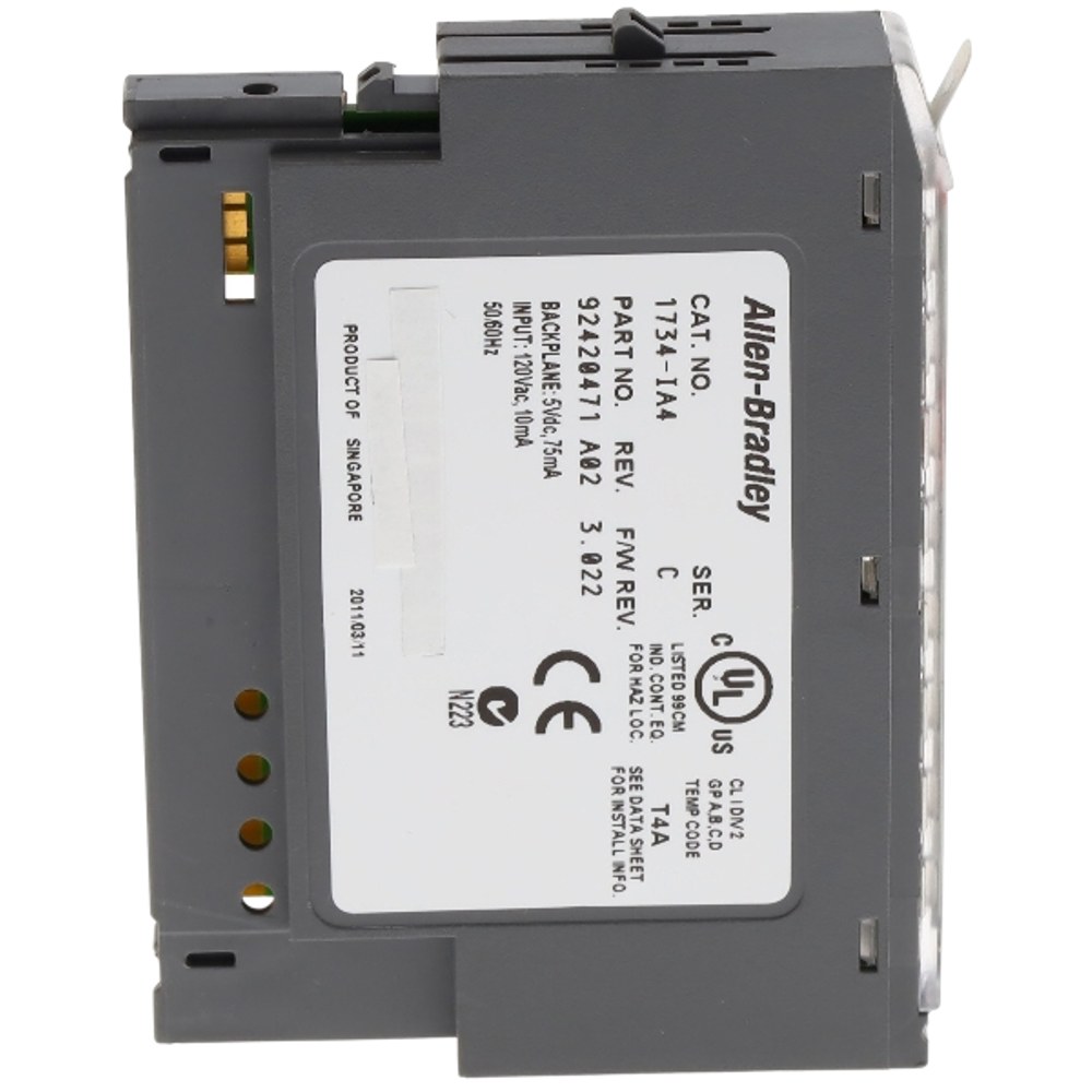 1734-IA4, Analog Input, Allen Bradley, Rockwell