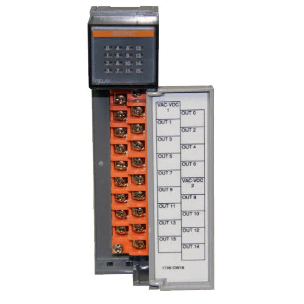 1746-OW16, Digital Output, Allen Bradley, Rockwell