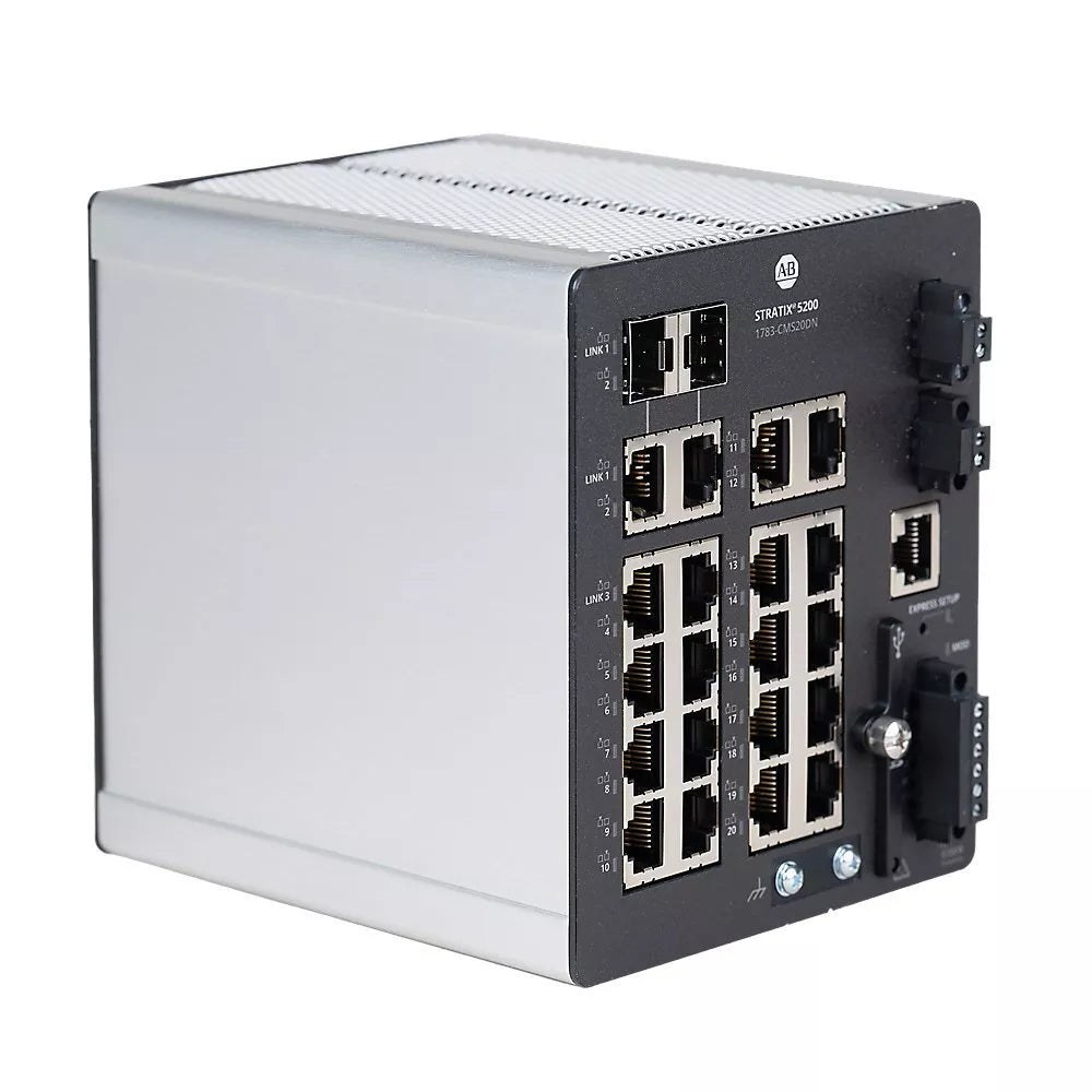 1783-CMS20DP, Network Switch, Stratix 5200, 20 Port, Allen Bradley, Rockwell