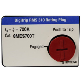 8MES500T, Rating plug, 500A, Eaton