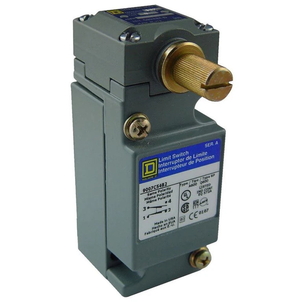 9007C62B2, Limit Switch, Spring Return, 2NO/2NC, Square D, Schneider Electric
