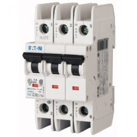 FAZ MCB Circuit Breaker 3 Pole 10kA FAZ-C40/3-NA Eaton, UL 489