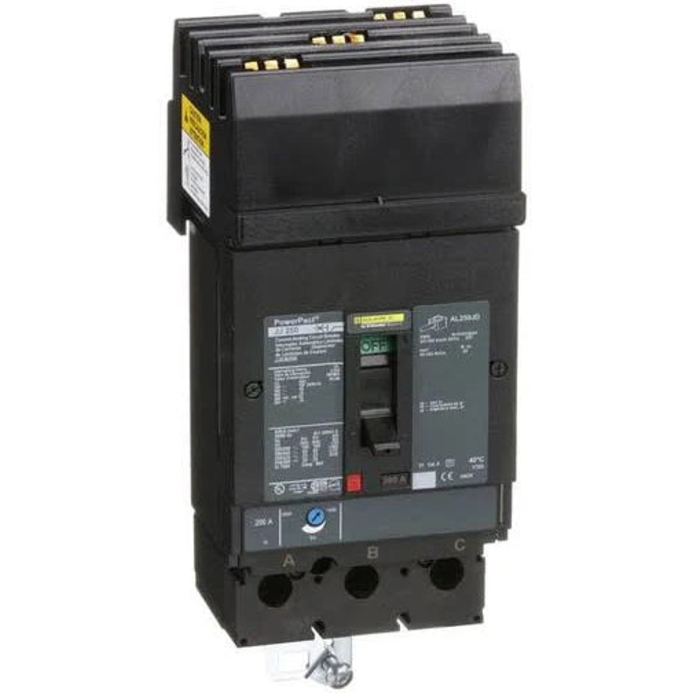 JJA36200, Square D, 200A, 3 pole, 25kA, 600VAC, Circuit Breaker Schneider