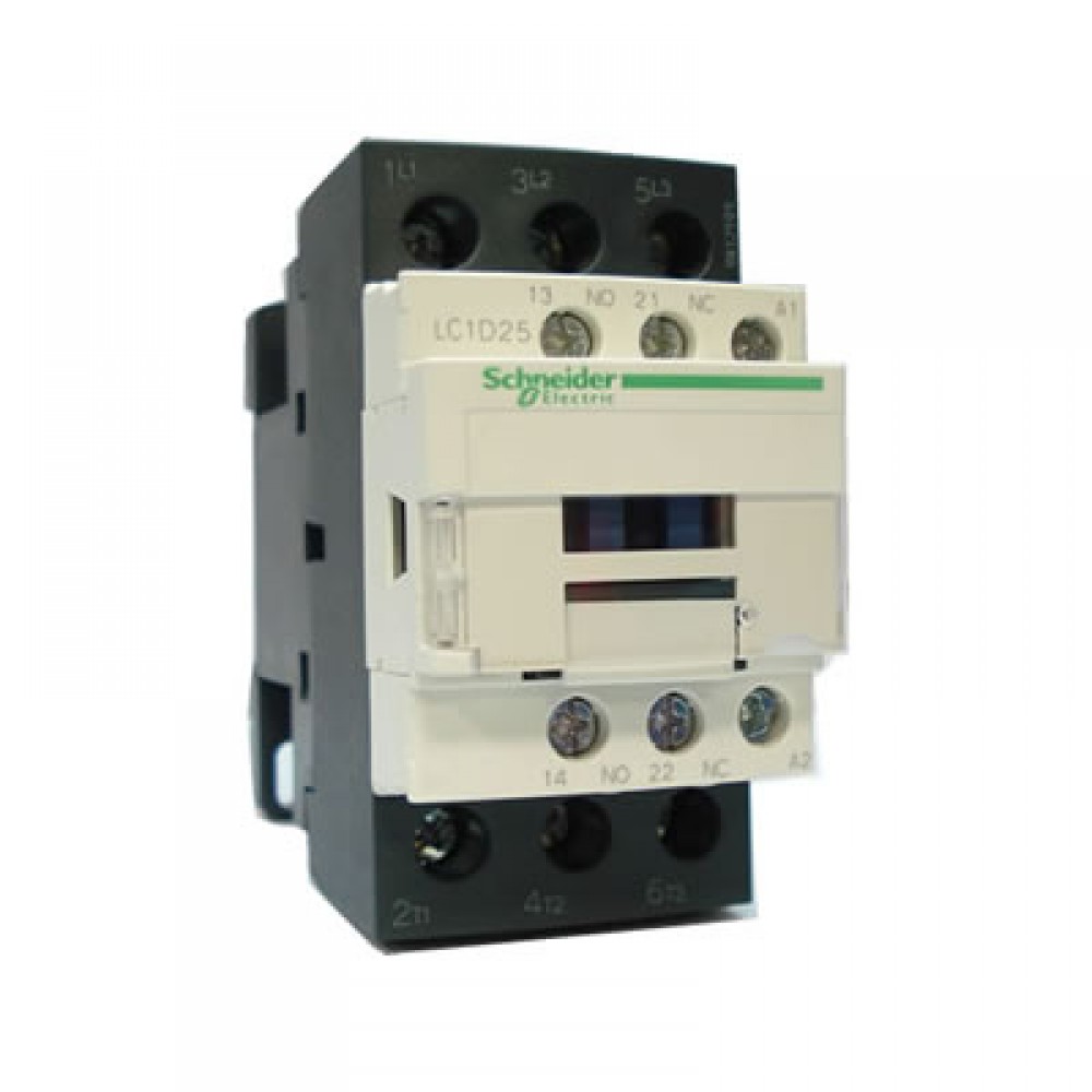 Power Contactor 9Amp 1NO+1NC LC1D09F7 110VAC Schneider Electric