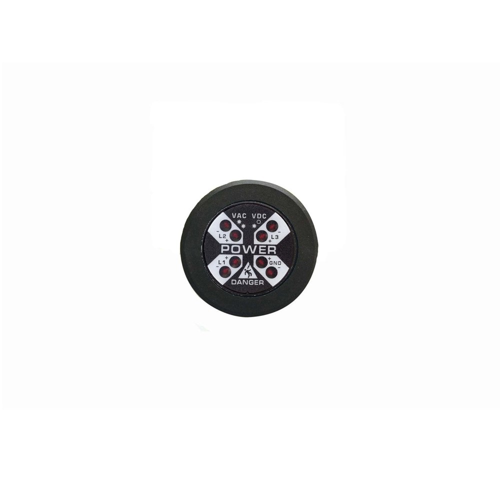 R-3W-SR-KB, Non-Flashing LED Voltage Indicator with Bezel Mount, Grace