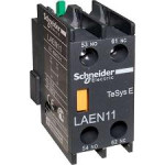 Auxiliary Contact Block Front Mounted 1 NO+1NC LAEN11 Schneider Electric