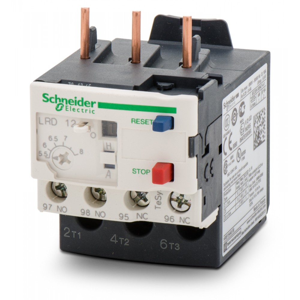 Thermal Overload Relay 2.5 - 4A LRD08 Schneider Electric