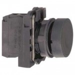 Black pushbutton 22 mm flush spring return 1NO unmarked XB5AA21 Schneider Electric